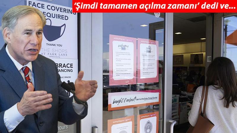 Teksas'ta tüm koronavirüs önlemleri kaldırıldı