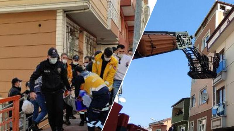 İstanbul Kağıthane'de hareketli dakikalar: Bir koca, eşi ve çocuklarıyla birlikte kendini eve kilitledi