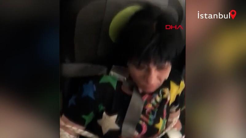 Uçakta yolcuları rahatsız eden kadın, koltuğa bağlandı
