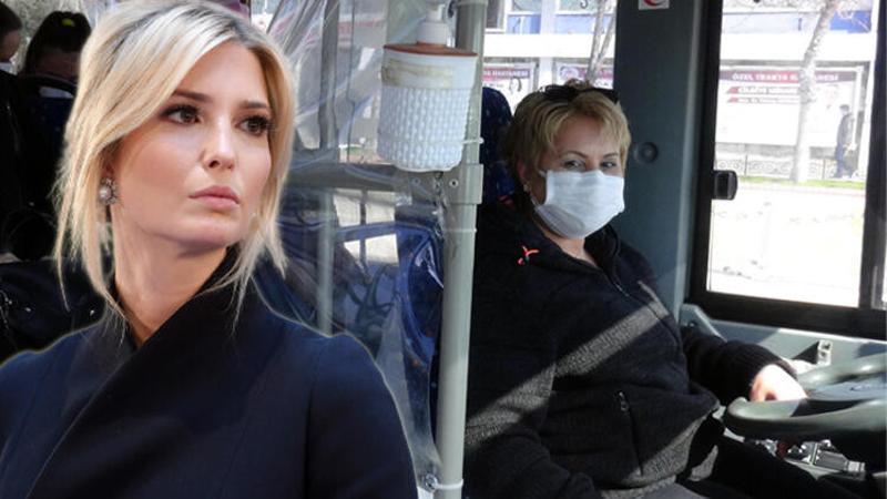 Ivanka Trump'ın dünyaya tanıttığı midibüs şoförü Pelin, 8 Mart'ı direksiyon başında geçirdi
