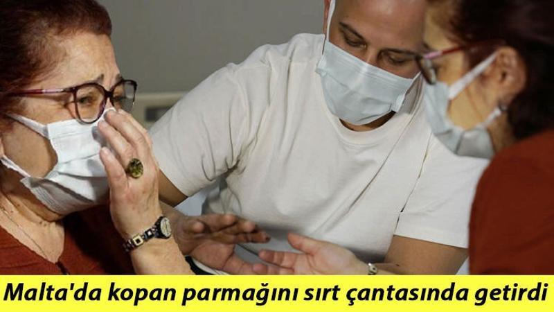 Malta'da kopan parmağını sırt çantasında Türkiye'ye taşıdı ve literatüre girdi