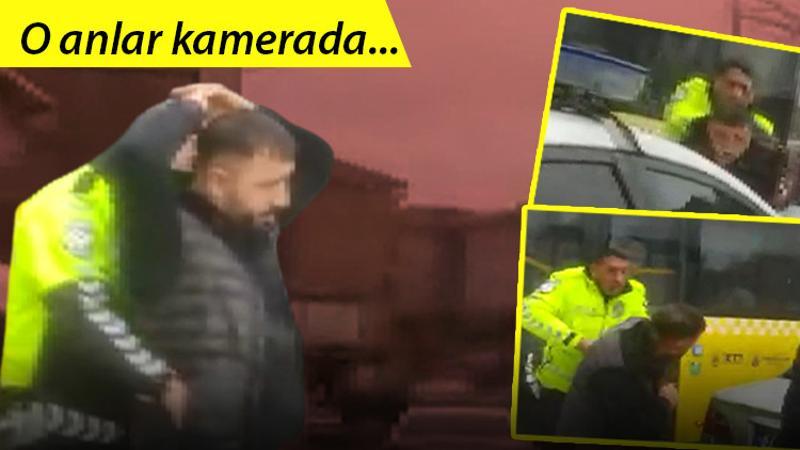 Arnavutköy'de polis ile korsan taksici arasında nefes kesen kovalamaca