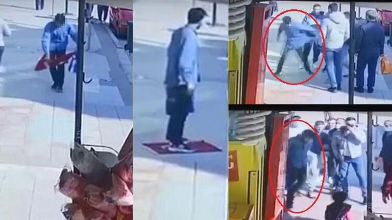 Türk Bayrağı'nı yere serip üzerine bastı, gözaltına alındı