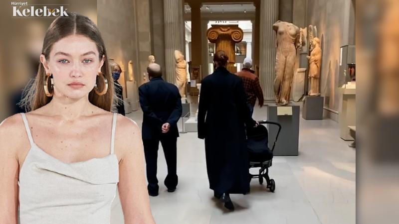 Gigi Hadid kızını kültür gezisine çıkardı