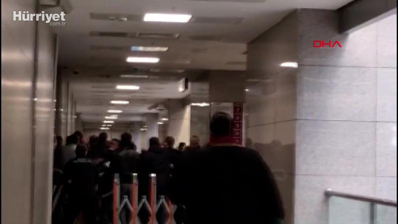 Çağlayan adliyesinde duruşma öncesi arbede