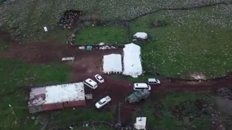 Şanlıurfa'da drone destekli şafak operasyonunda silah ve mühimmat ele geçirildi