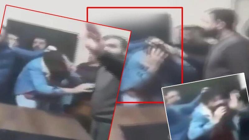 Engelli gence darp! Tepki çeken görüntüler