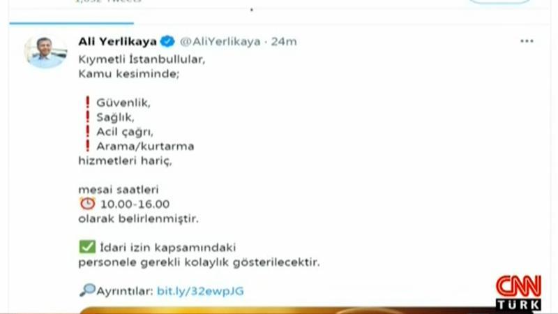 İstanbul'da mesai saati değişti