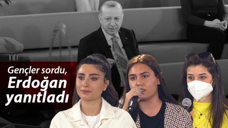 Gençler sordu Cumhurbaşkanı Erdoğan yanıtladı