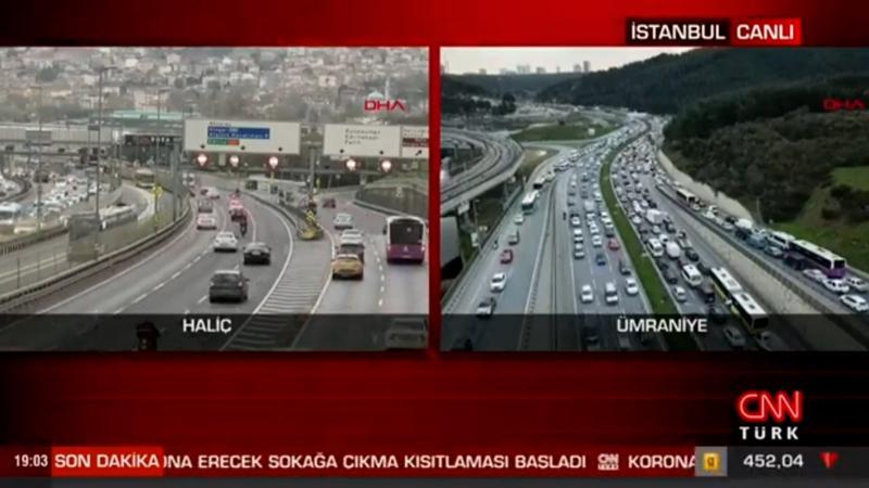 Koronavirüs tedbirleri kapsamında Türkiye genelinde kısmi kapanma başladı