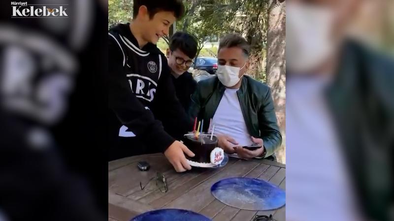 Çağla Şıkel ve çocuklarından eski eşi Emre Altuğ'a doğum günü sürprizi!