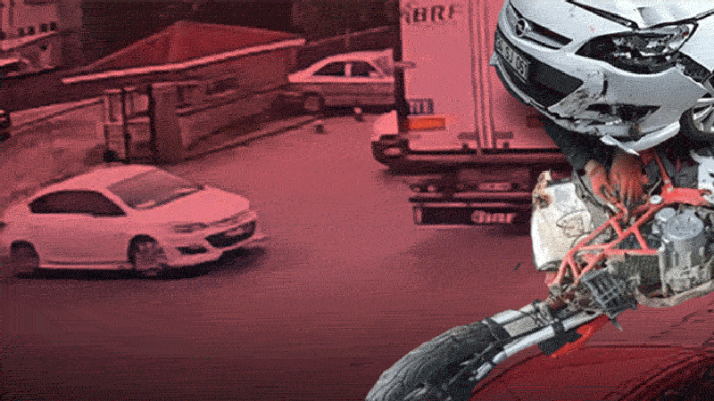 Esenyurt'ta feci motosiklet kazası! Metrelerce savruldular