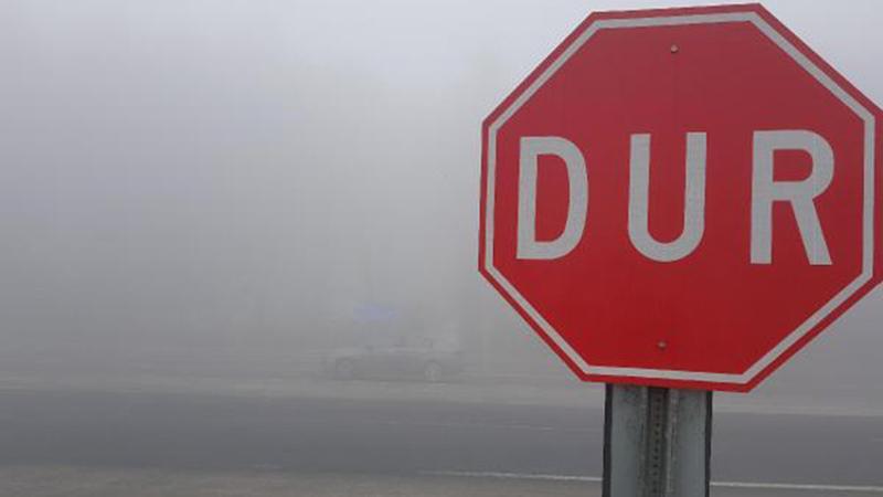 Bolu Dağı'nda yoğun sis