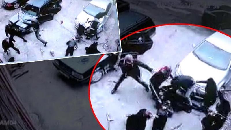 Kastamonu'da taşlı sopalı kavga kamerada
