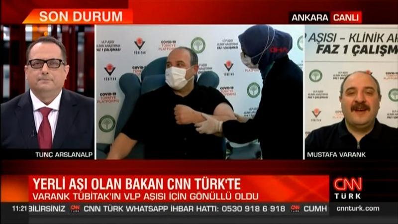 Bakan Varank, yerli aşı için gönüllü oldu