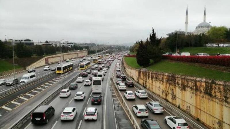 İstanbul'da trafik yoğunluğu