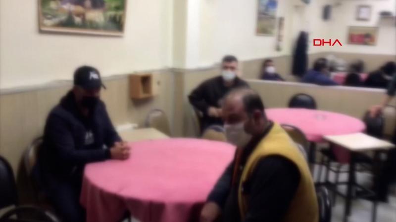 Kağıthane'de iki ayrı kıraathaneye baskın! 48 kişiye ceza yağdı