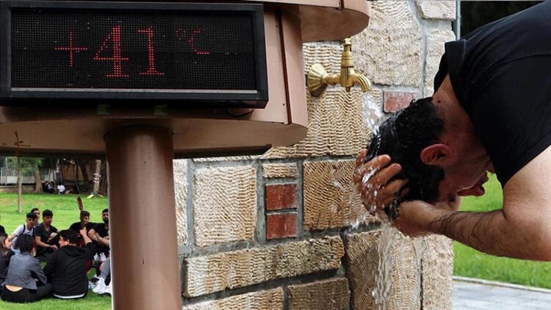 Adana'da termometreler 41 dereceyi gösterdi