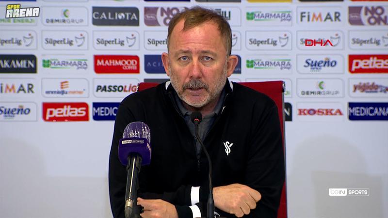 Demir Grup Sivasspor-Beşiktaş maçının ardından Sergen Yalçın açıklamalarda bulundu