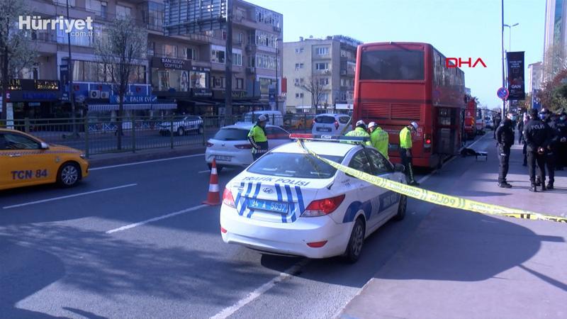 Beşiktaş'ta çift katlı İETT otobüsü kaza yaptı; 1 ölü, 1 yaralı