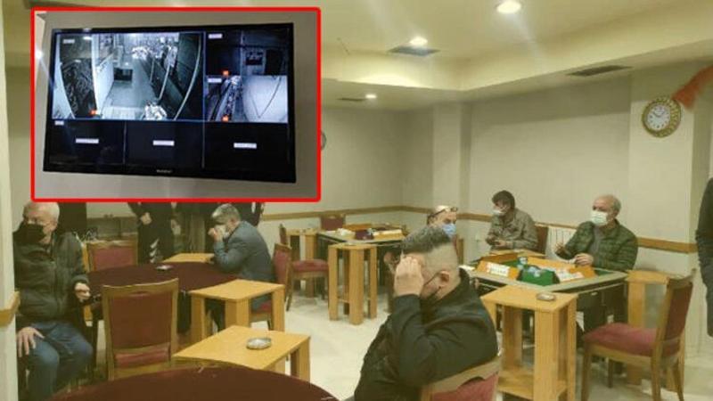 Güvenlik kamerasıyla önlem de yetmedi! Polis baskınından kaçamadılar