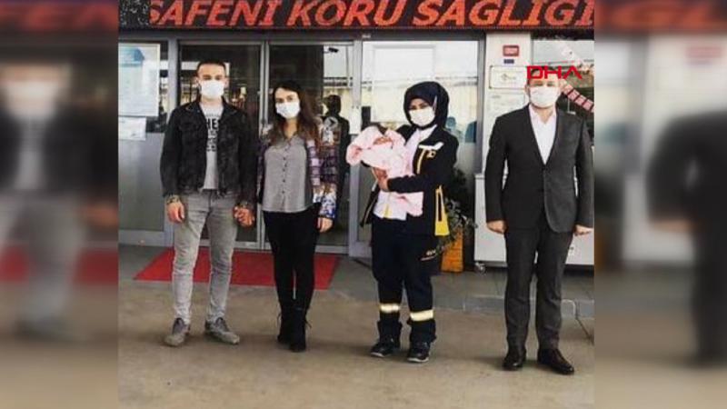 Sultanbeyli'de akaryakıt istasyonunda sürpriz doğum