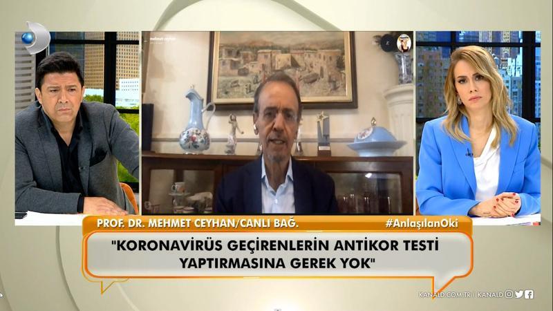 Prof. Dr. Mehmet Ceyhan, Neler Oluyor Hayatta’da Covid-19 mücadelesindeki son süreci anlattı.