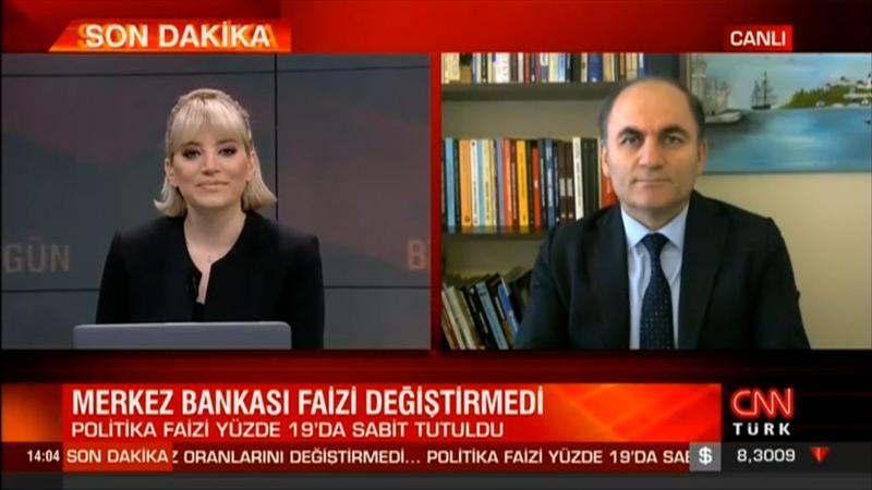 Merkez Bankası, faizi değiştirmedi
