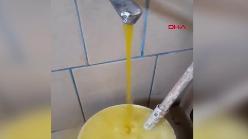 İçme suyu şebekesine zirai ilaç karıştı; çeşmelerden su sarı renkli aktı