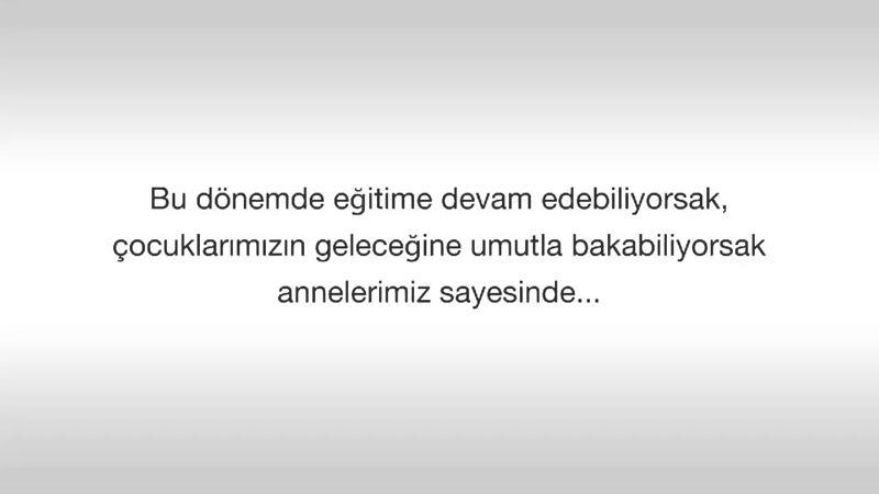 Milli Eğitim Bakanlığı Paylaştı: "Salgında en büyük sınavı anneler verdi”