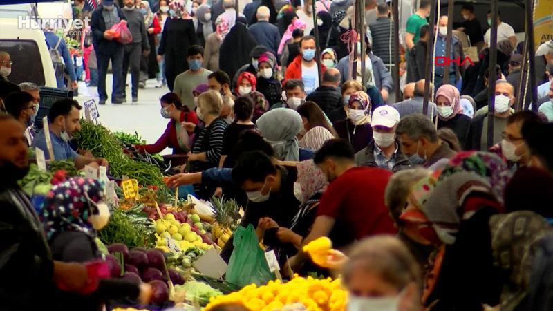 İçişleri Bakanlığı'nın genelgesi ile semt pazarları bugün açıldı