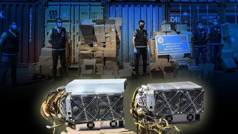 İzmir'de 5 milyonluk 'bitcoin' operasyonu kamerada