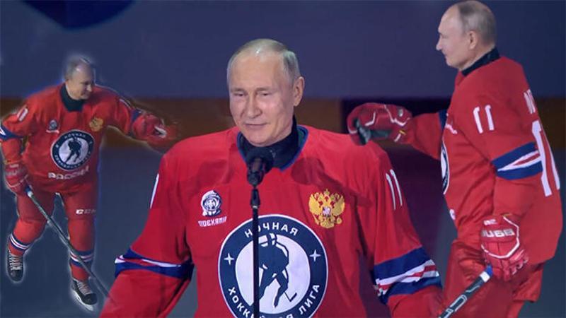 Putin, buz hokeyi maçında hünerini konuşturdu