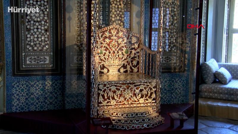 Topkapı Sarayı'nda 'Arife Tahtı' sergilenmeye başlandı