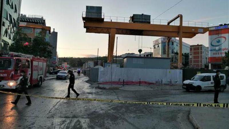 Pendik'te metro inşaatında patlama