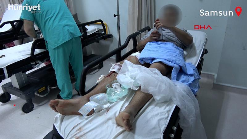 Bayram kutlayan maganda kendisini ve arkadaşını yaraladı