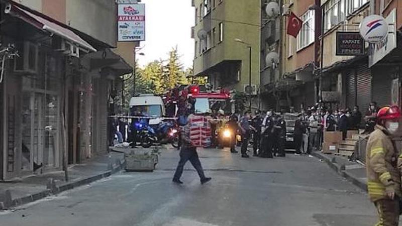 Şişli'de bulunan binada çökme tehlikesi