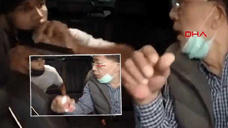 Takside silahlı gasp dehşeti! O anlar kamerada