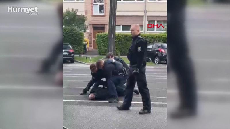 Alman polisinden Türk vatandaşına şiddet