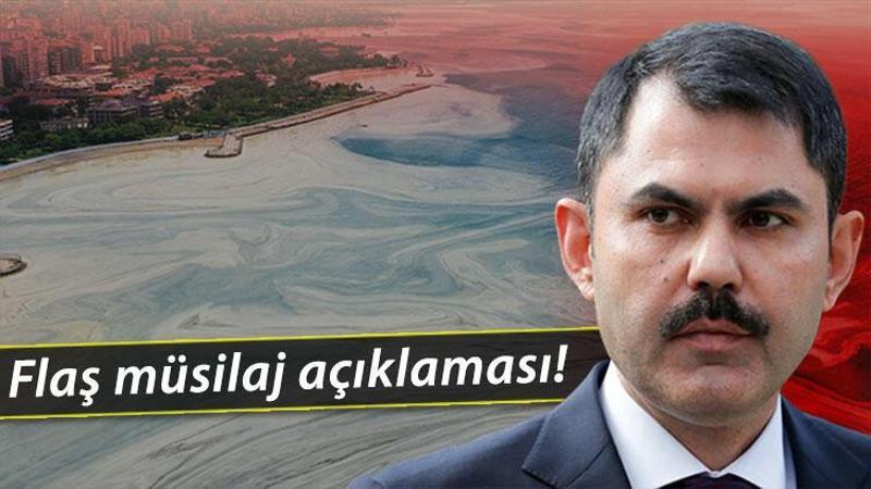 Bakan Murat Kurum'dan müsilaj açıklaması