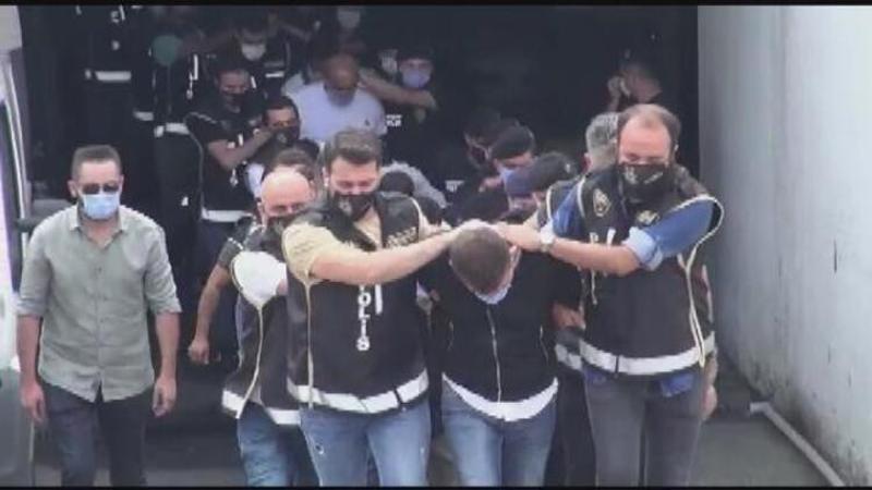 Nuriş kardeşler operasyonunda gözaltına alınanlar adliyeye sevk edildi