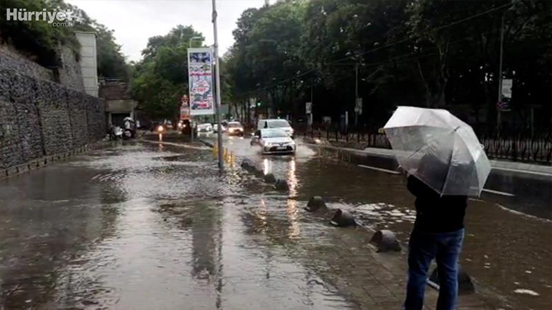 İstanbul'da yağmur bugün de etkili oldu