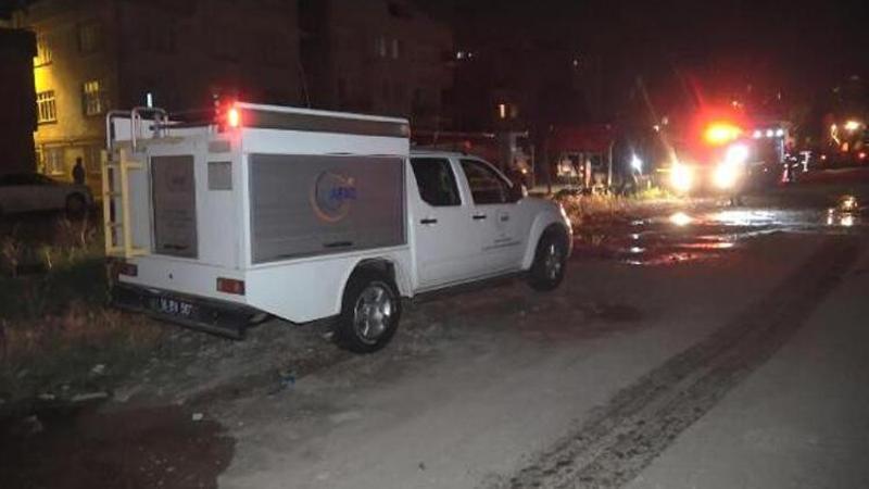 Yangında, çuvallardaki patlamayla birlikte yayılan koku, paniğe neden oldu