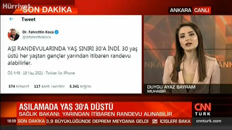 Koronavirüs aşılamasında yaş sınırı 30'a indi