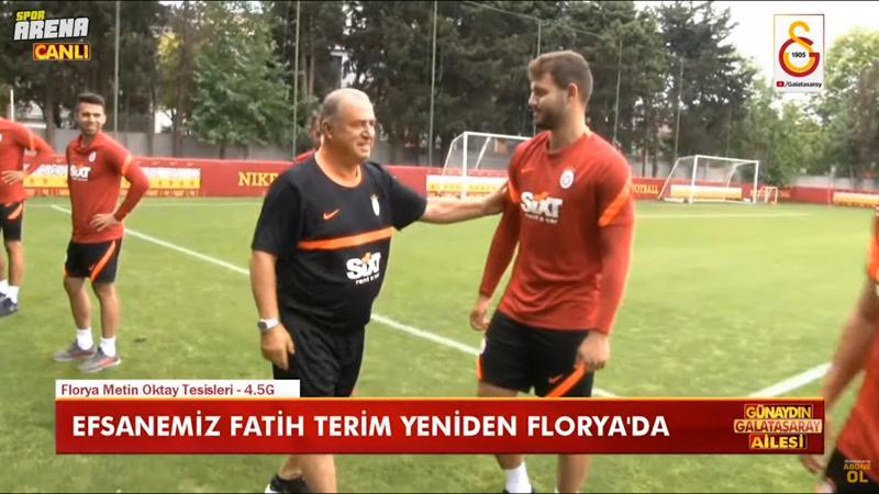 Fatih Terim Florya'da! Futbolcular alkışla karşıladı