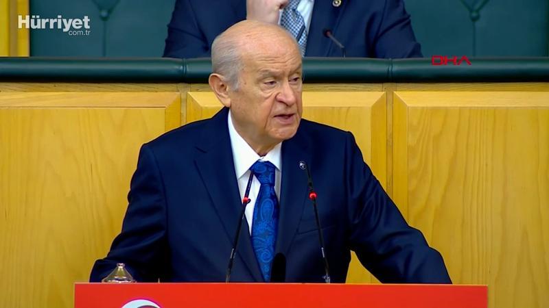 MHP lideri Devlet Bahçeli, partisinin grup toplantısında konuştu