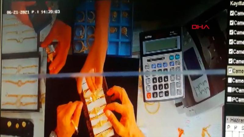 Yozgat'ta kuyumcu dükkanındaki kapkaç kameraya yansıdı