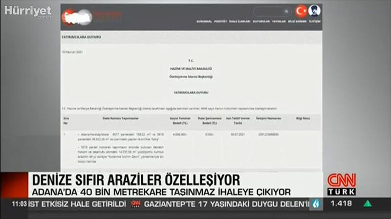 Denize sıfır araziler özelleştiriliyor