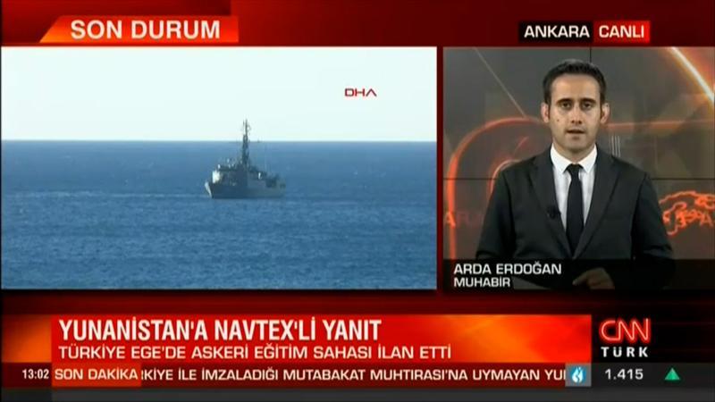 Türkiye'den Ege Denizi'nin uluslararası sularında NAVTEX ilanı