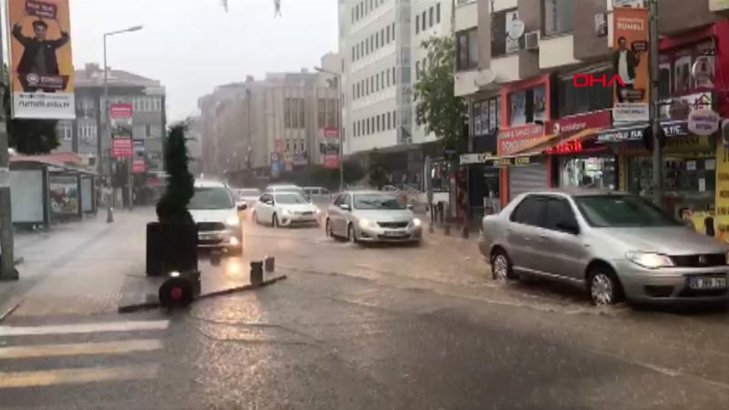 Trakya'da sağanak etkili oldu